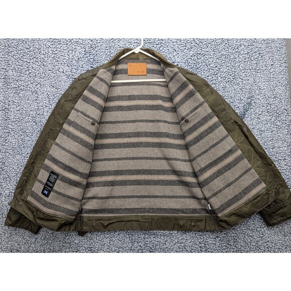 Taylor Stitch Long Haul Waxed Canvas Trucker Jacket Mens 40 Wool Blanket Lined - Picture 2 of 15